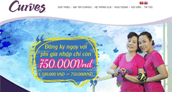 Desktop Screenshot of curves.com.vn